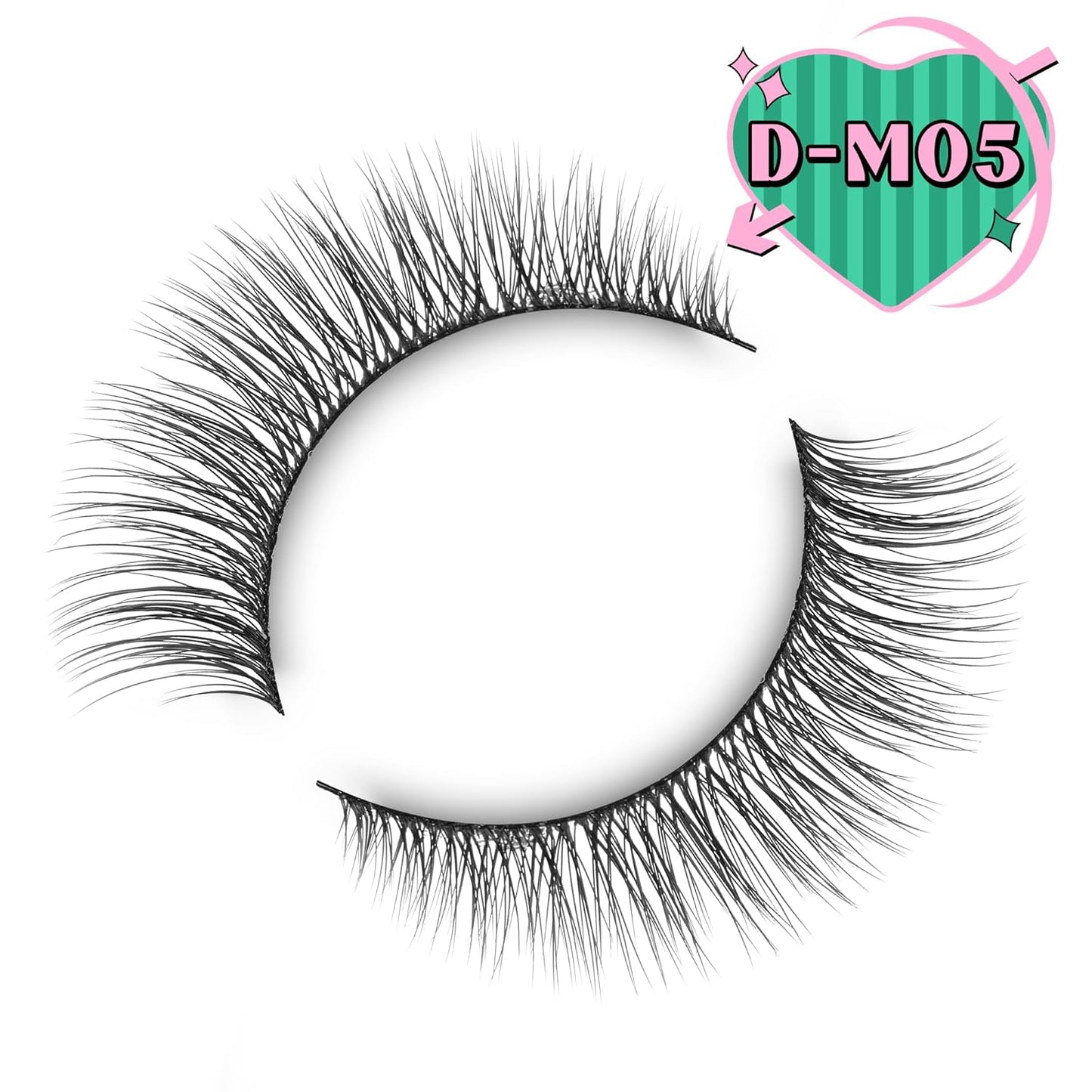 Natural Small Short Eyelashes 10 Pairs