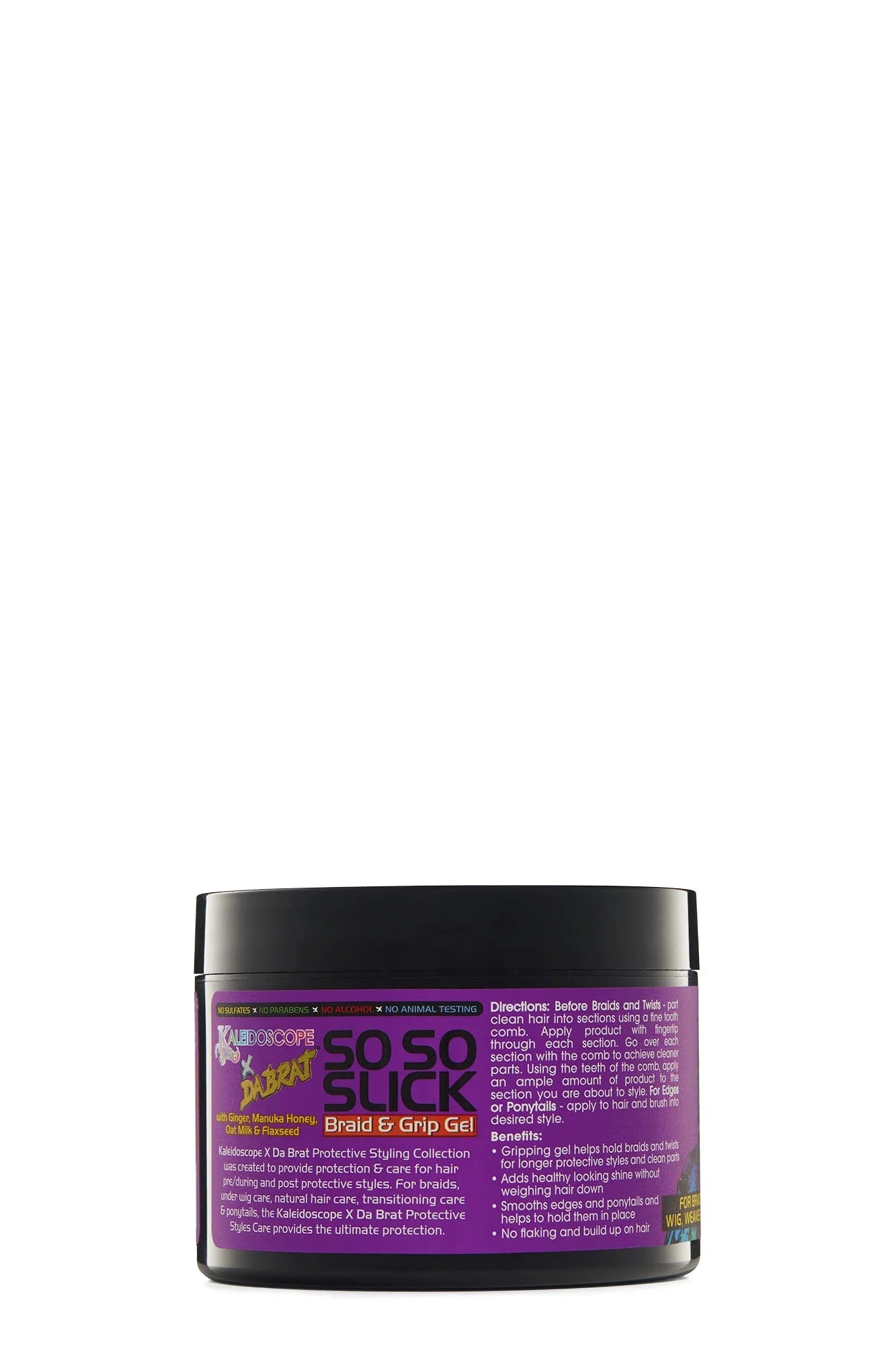 X Da Brat so so Slick Braid & Grip Gel, 8Oz.