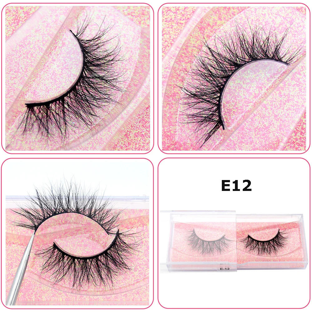 Mink Eyelashes Hand Made Crisscross 3D