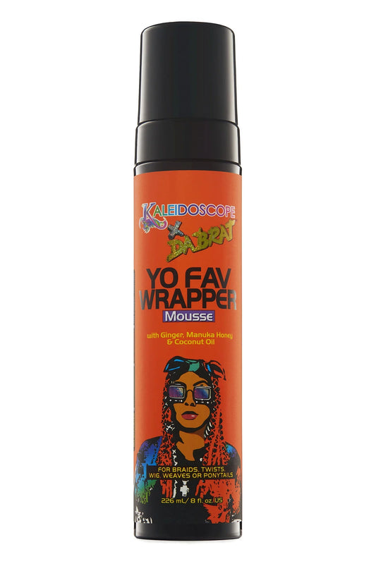 Yo Fav Wrapper Mousse, 8 Fl. Oz., Non-Flaking, All Hair Types, Moisturizing, Unisex