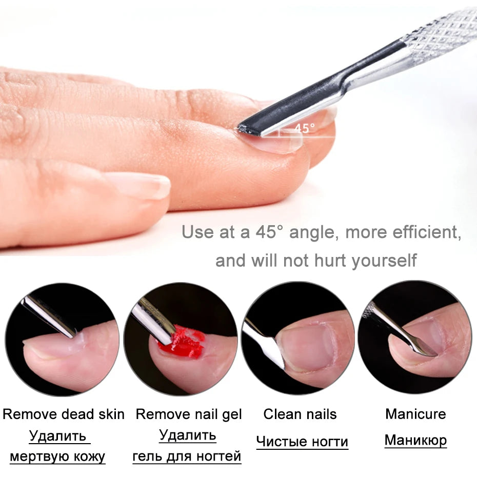 Double-ended Cuticles Nails Pusher