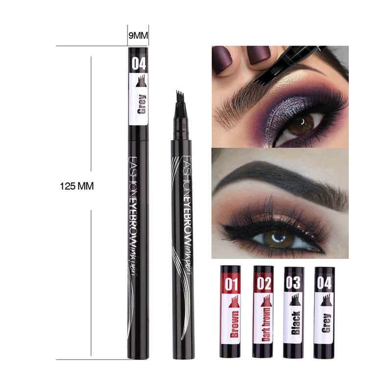 Waterproof Four-claw Eyebrow Pencil