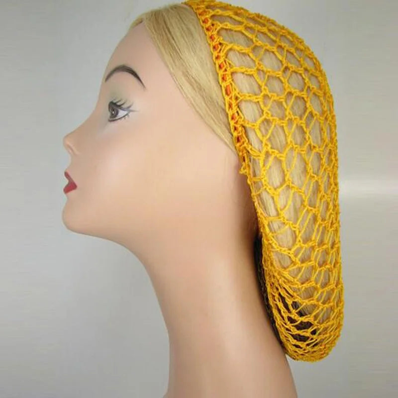 Colorful Crocheted Hair Net