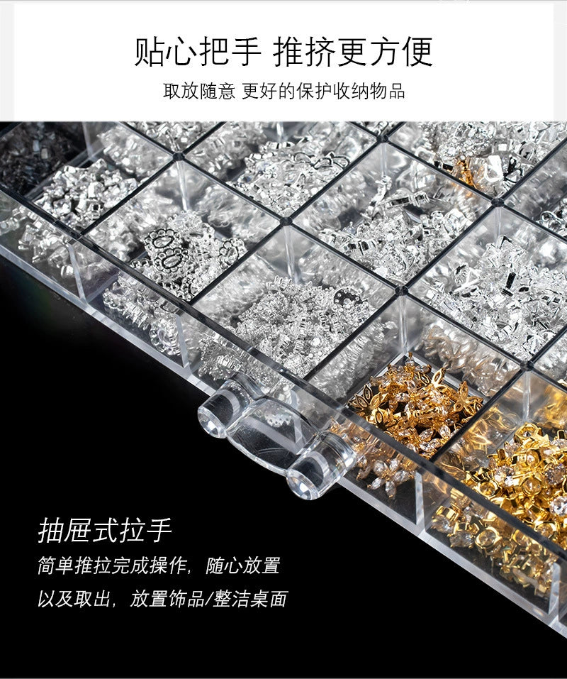 120 Grid Diamond Jewelry Nail Box