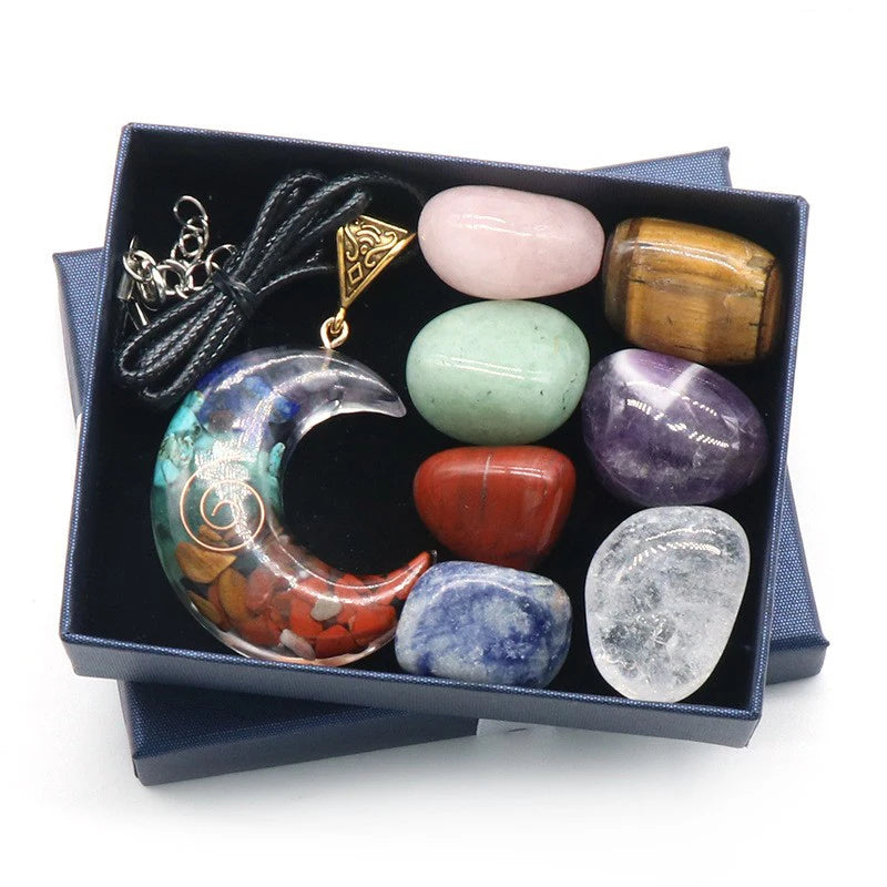 Chakra Yoga Reiki Healing Stone Set