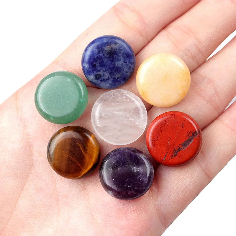 7Pcs MiniSeven Chakras Healing Stone