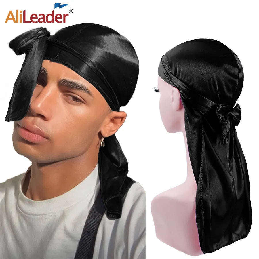 Satin Durag Turban Hat 1Pcs