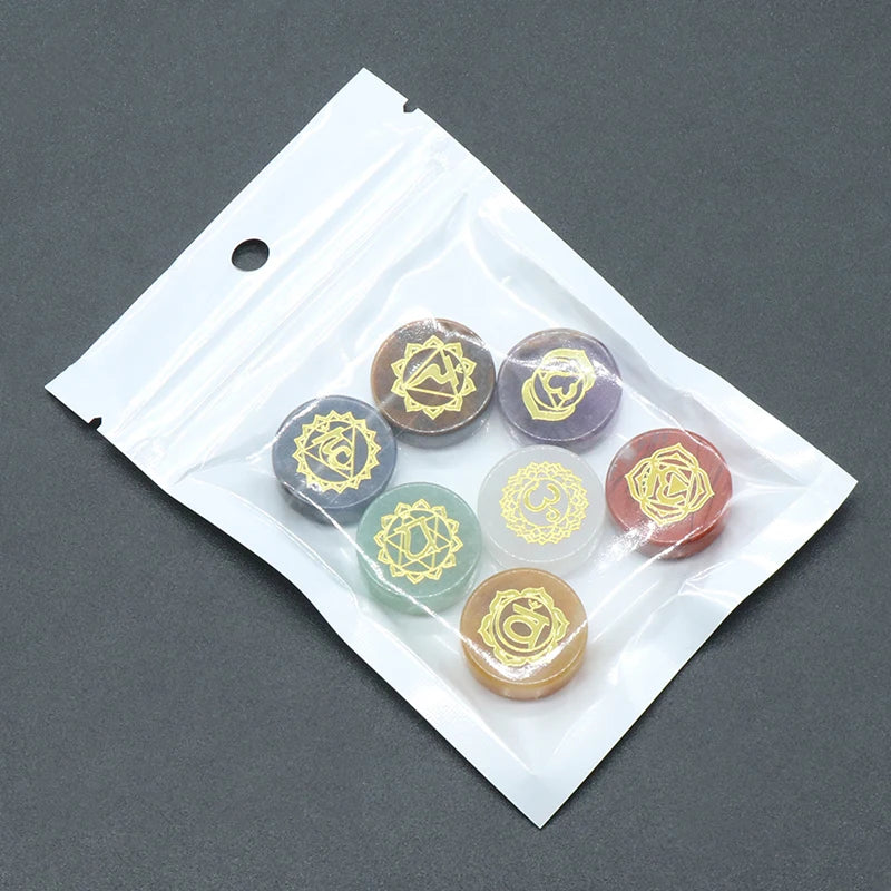 7Pcs Seven Chakras Natural Crystal