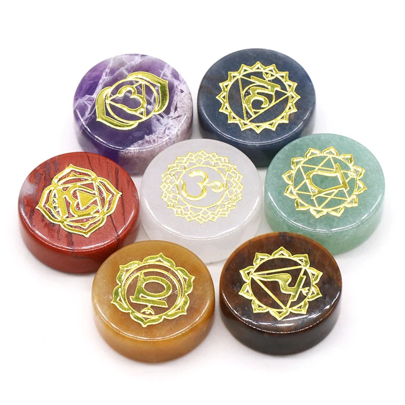 7Pcs Seven Chakras Natural Crystal