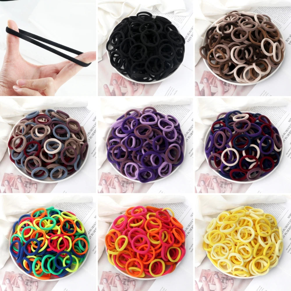 Multi Mix Color Hair Band 20-200Pcs/Set