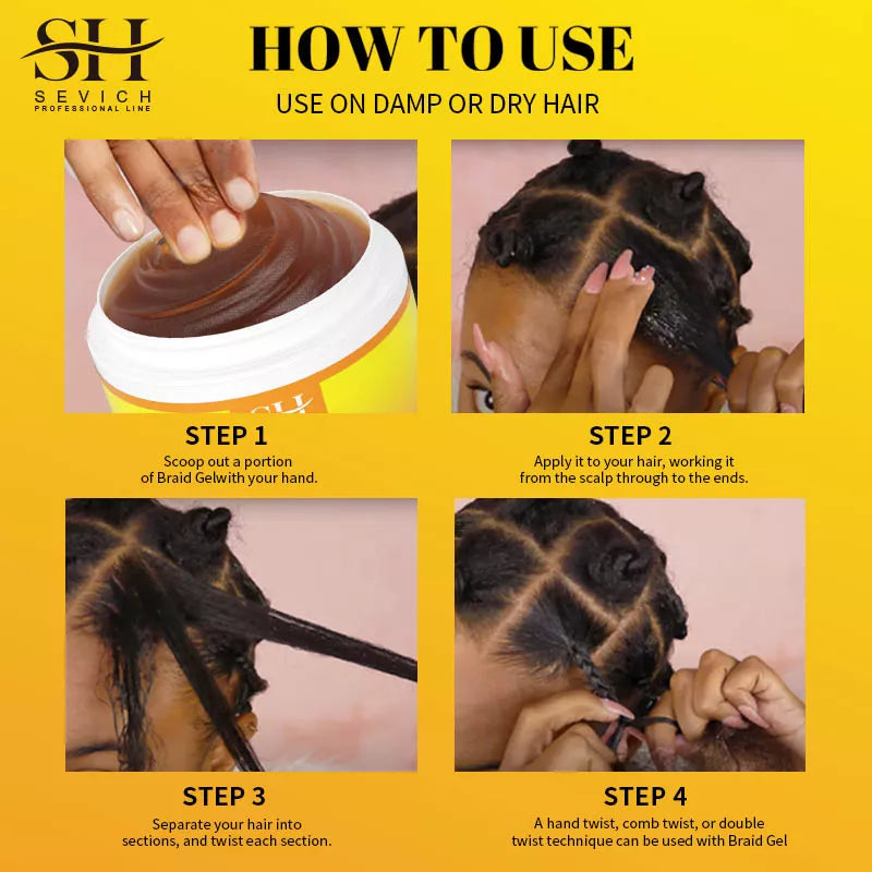 Braiding Gel 100g Edges Control