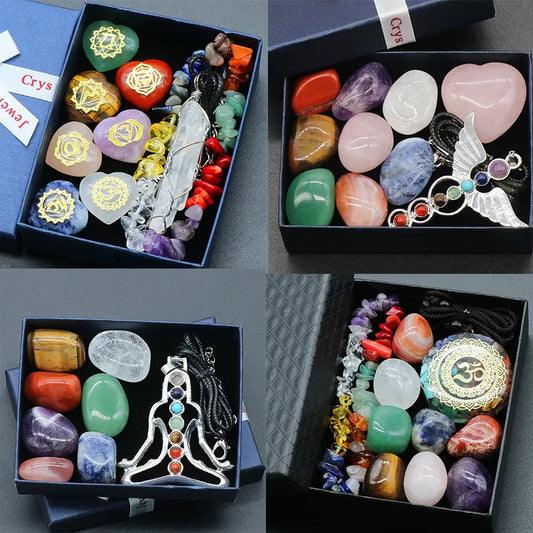 Chakra Yoga Reiki Healing Stone Set