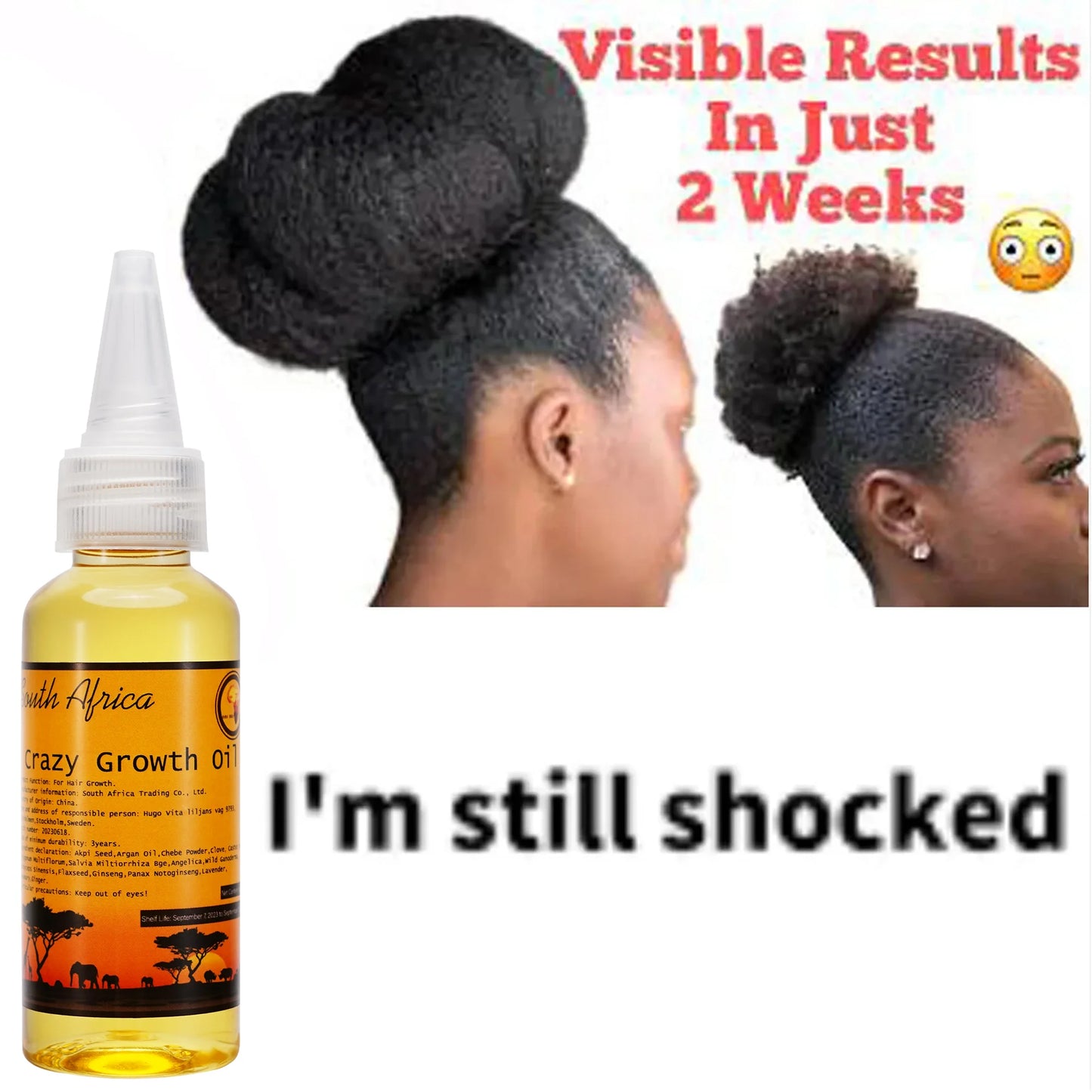 Traditional African Hair Oil 50ml