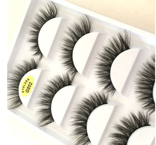 5Pairs 3D Thick Mink Eyelashes