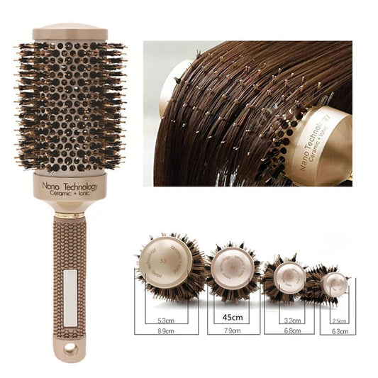 Round Barrel Curling Brush