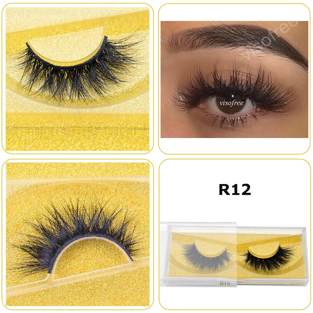 Mink Eyelashes Hand Made Crisscross 3D