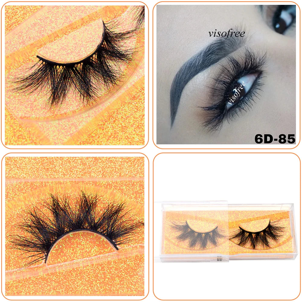 Mink Eyelashes Hand Made Crisscross 3D