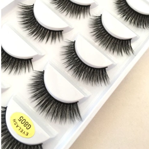 5Pairs 3D Thick Mink Eyelashes