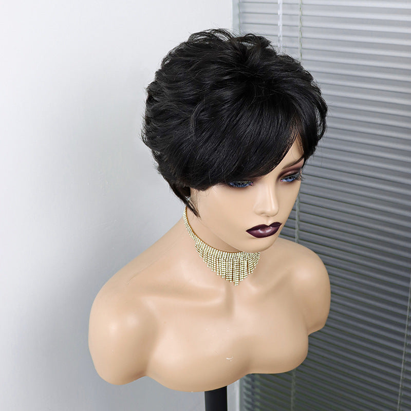 Short Wavy Pixie Cut Wigs