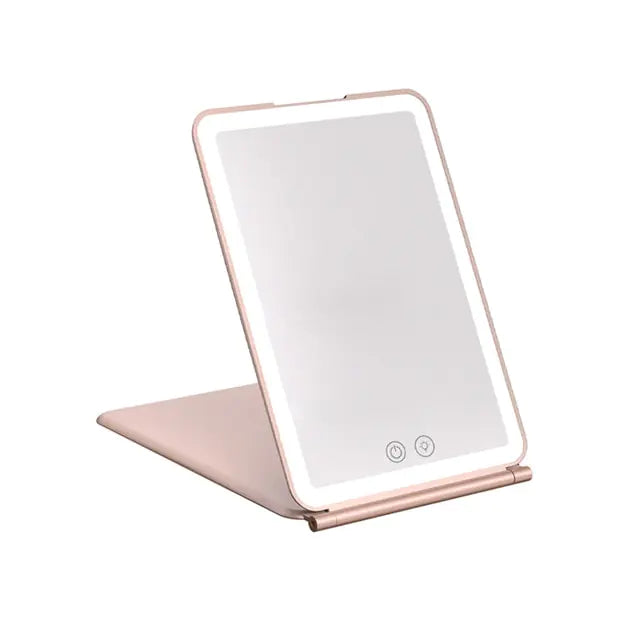 Foldable Touch Screen Makeup Mirror