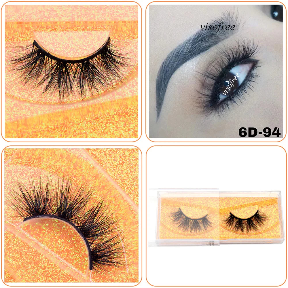 Mink Eyelashes Hand Made Crisscross 3D