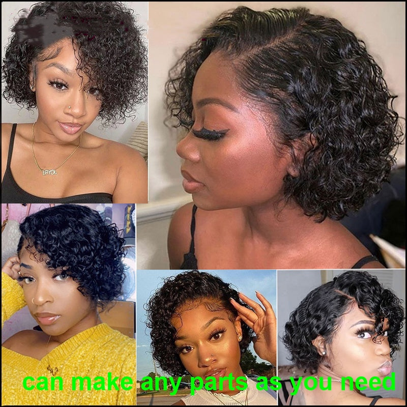 Short Curly Pixie Wigs