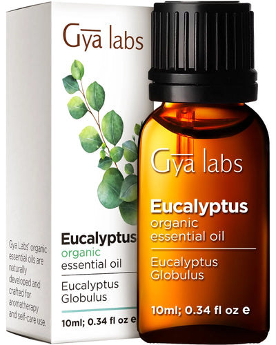 Organic Eucalyptus Essential Oil for Diffuser - Eucalyptus Oil Essential Oil - Eucalyptus Essential Oil Organic for Skin Humidifier & Hair (0.34 Fl Oz)