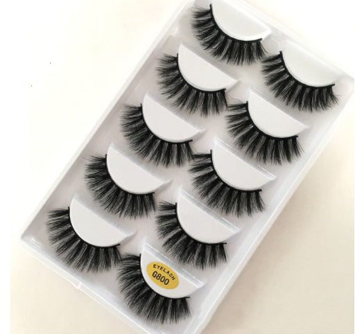 5Pairs 3D Thick Mink Eyelashes