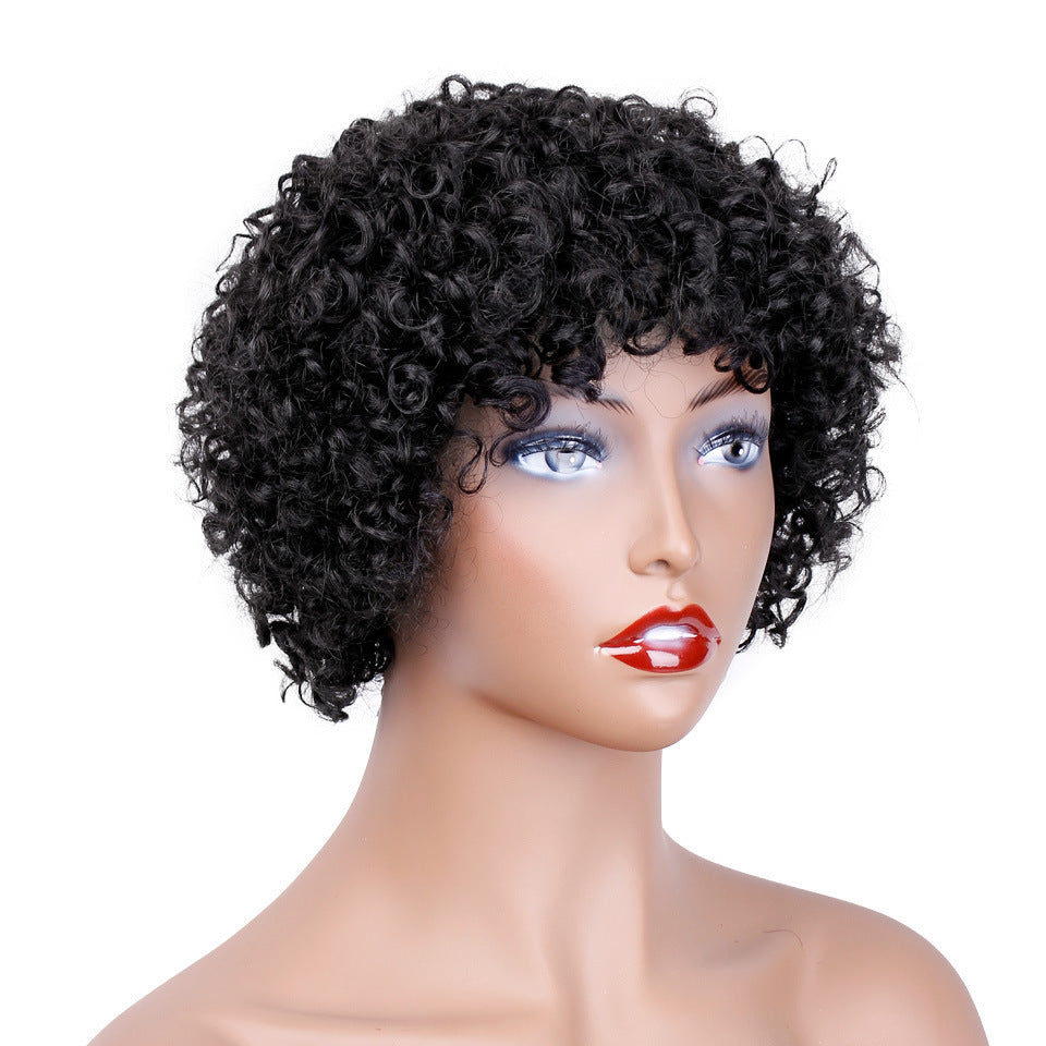 Short Curly Headgear