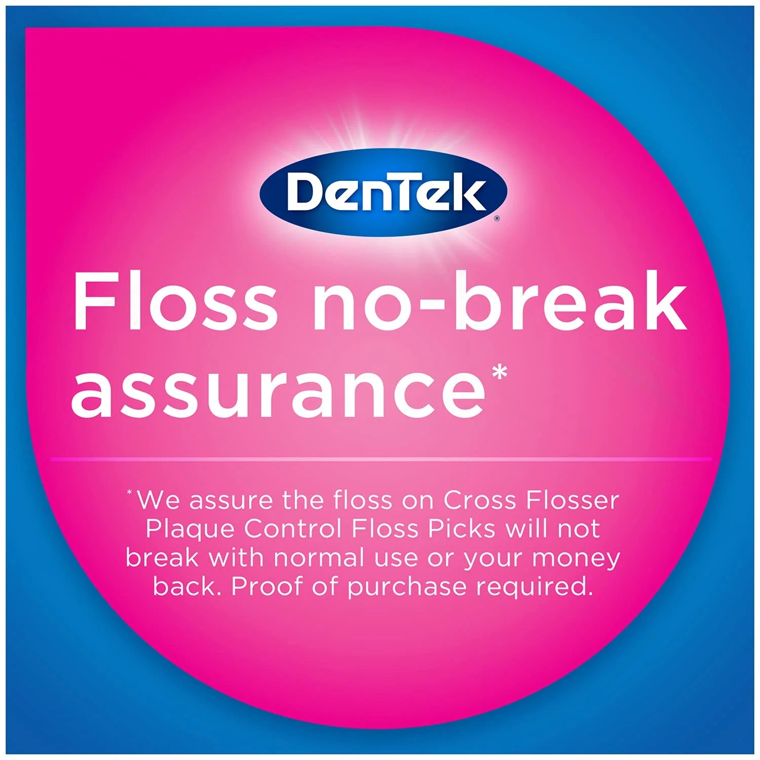 Cross Flosser Plaque Control Floss Picks, X-Shaped Floss, 75 Count, 3 Pack