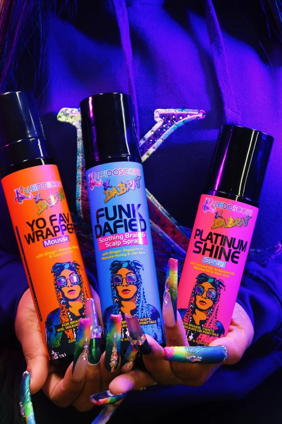 Kaleidoscope X Da Brat Funk Dafied Soothing Braid & Scalp Spray