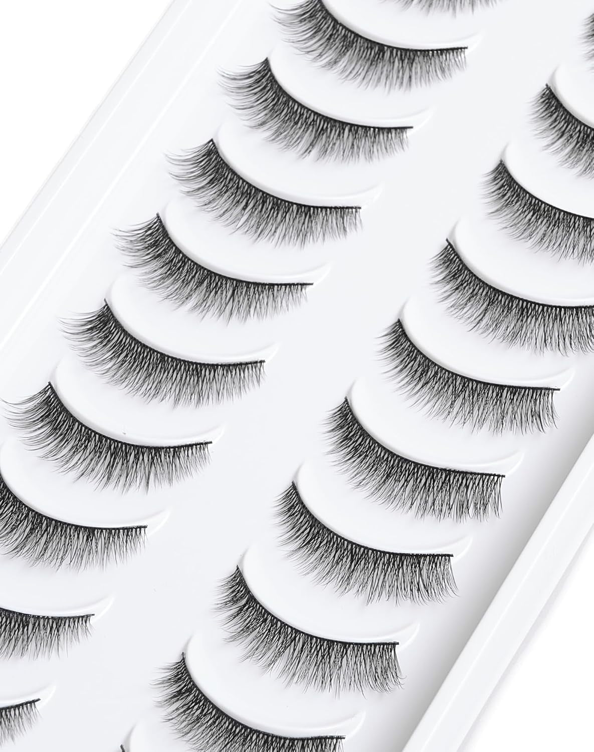 Natural Small Short Eyelashes 10 Pairs