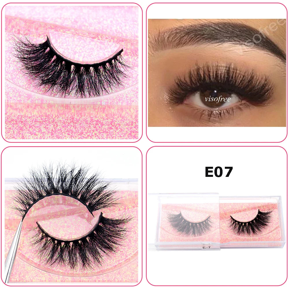 Mink Eyelashes Hand Made Crisscross 3D