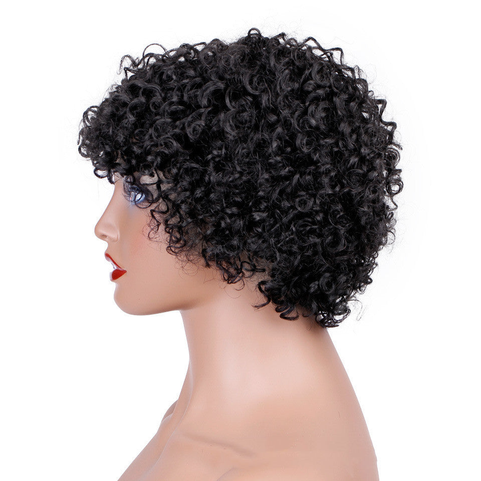 Short Curly Headgear