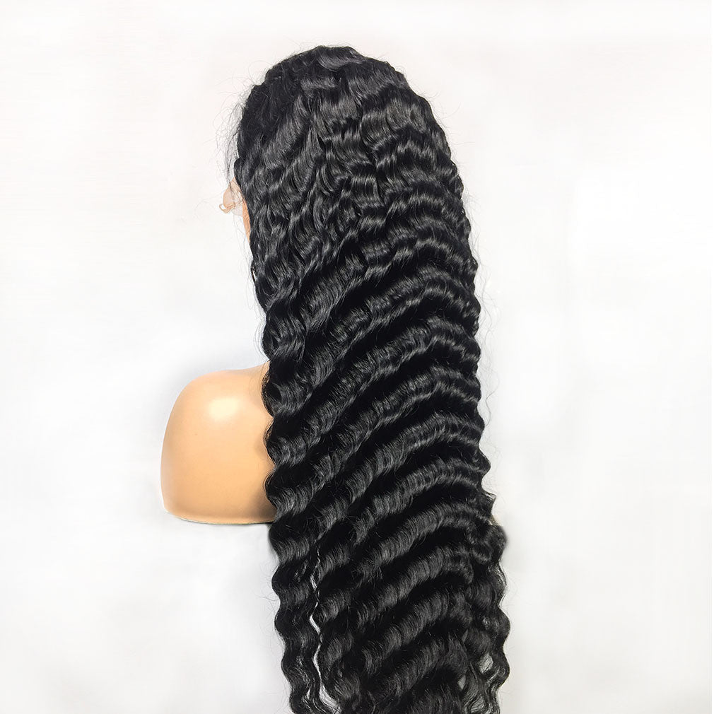 Human Hair Deep Wave Lace 13x4 28" 30"