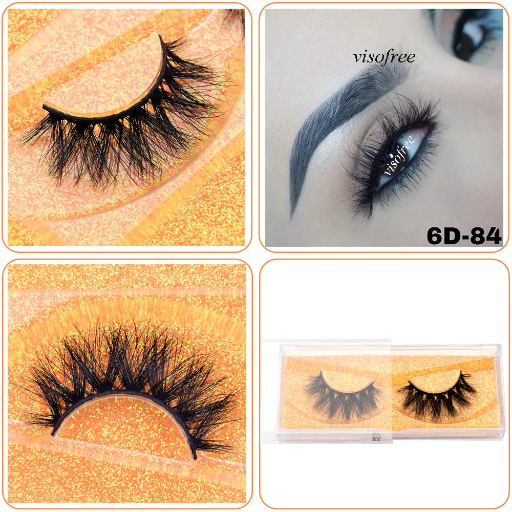 Mink Eyelashes Hand Made Crisscross 3D