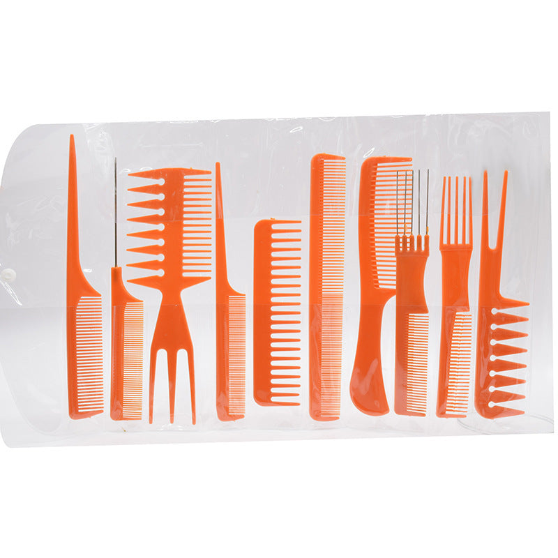 10Pc Hair Salon Comb Set