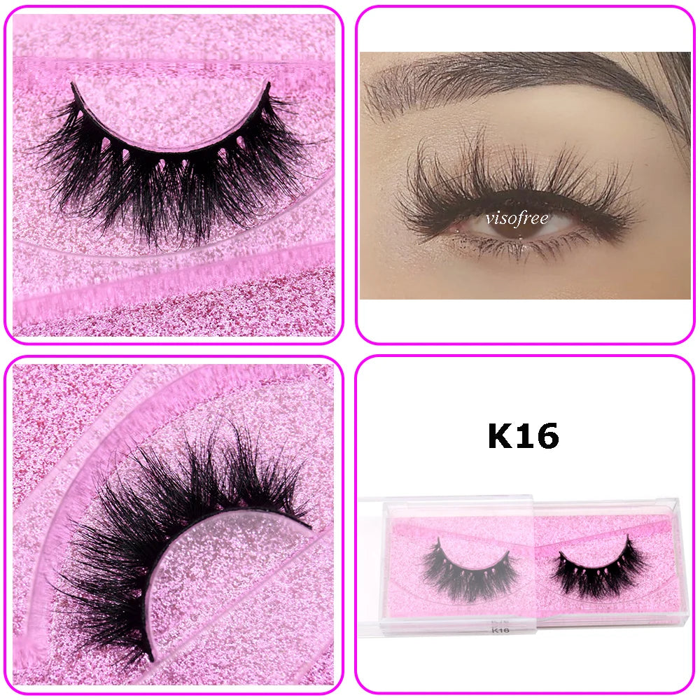 Mink Eyelashes Hand Made Crisscross 3D